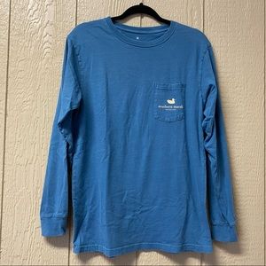 Southern Marsh blue long sleeve tee | size Medium